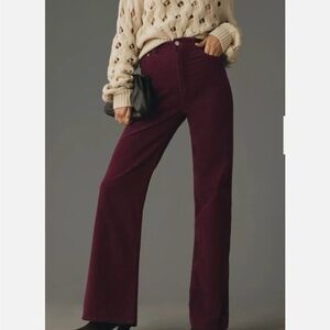 Citizens Of Humanity Burgundy Boot Cut Jeans